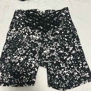 Fabletics crisscross back biker shorts